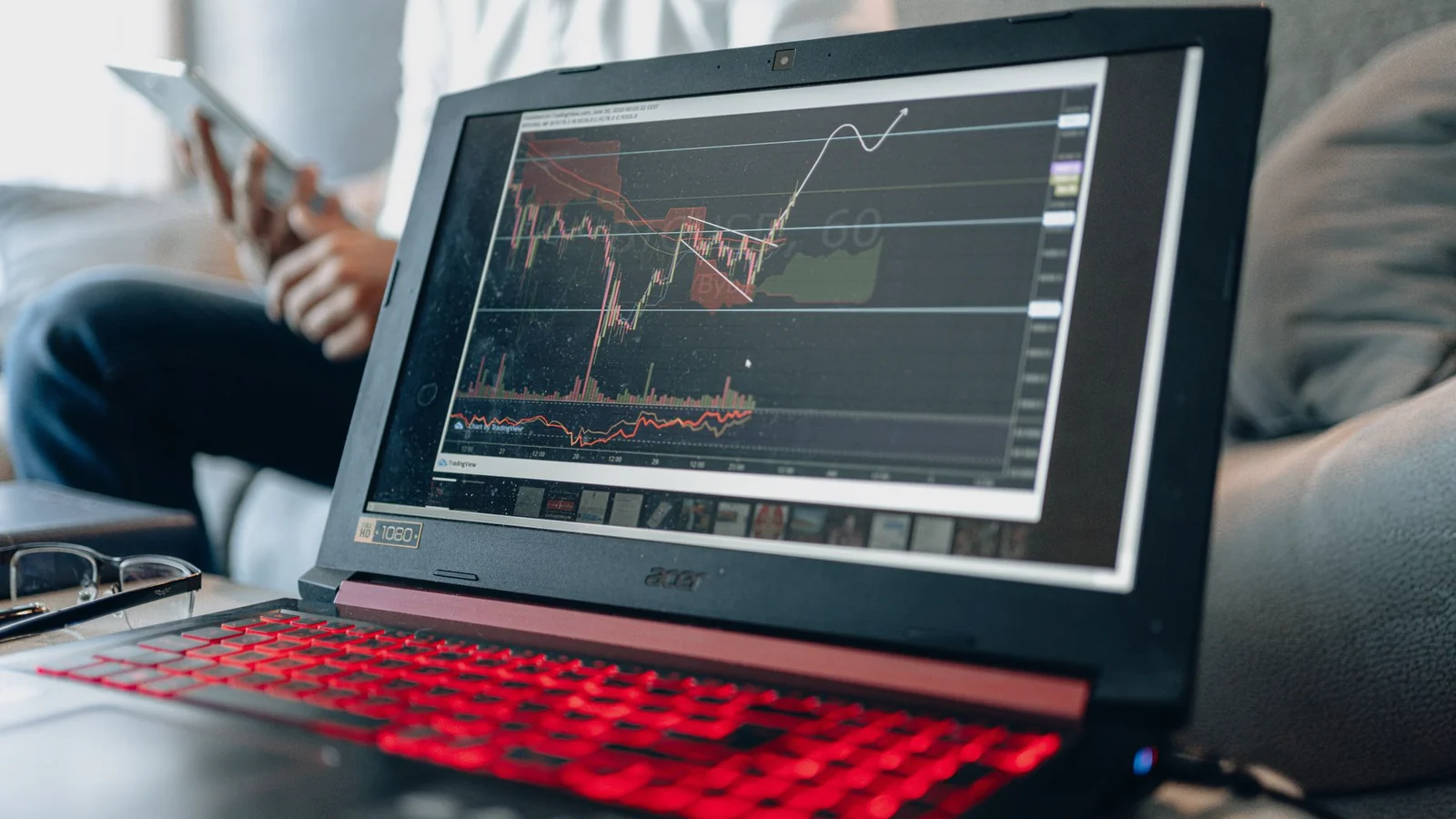 Binomo trading platform visual